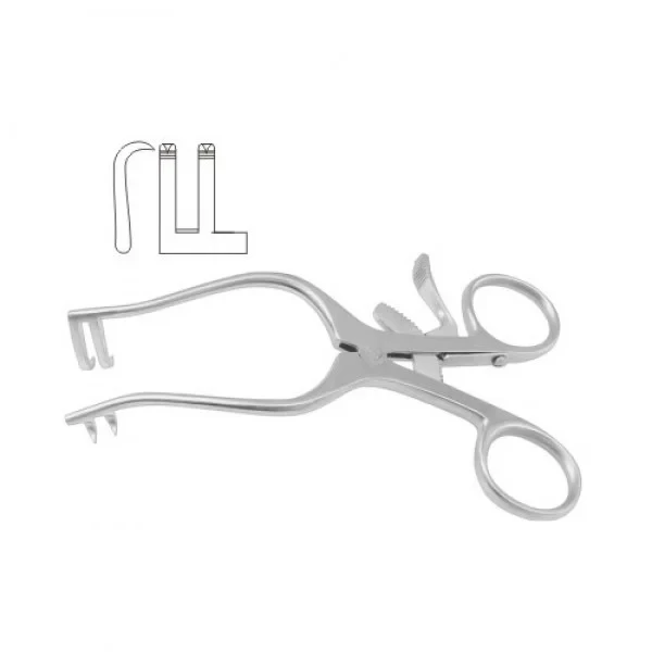 Plester Self Retaining Retractor 2x2 Prongs semi sharp - Shenda ...