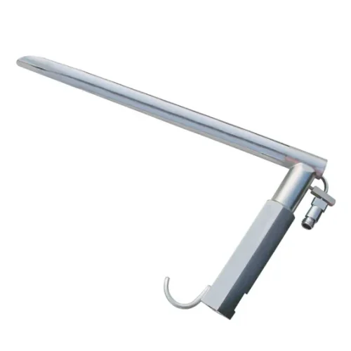 Hypo Pharyngoscope with Fiber Optic Carrier