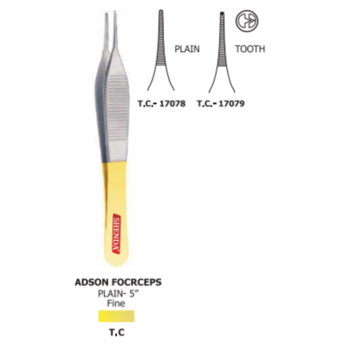 ADSON FORCEPS PLANE- 5″