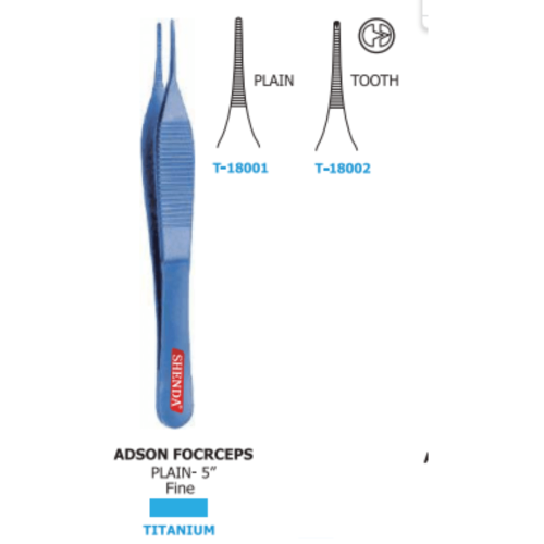 ADSON FORCEPS PLANE- 5 TITANIUM