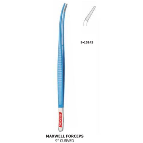 Maxwell Forceps 9” Curved