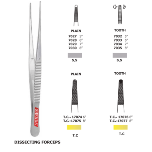 DISSECTING FORCEPS