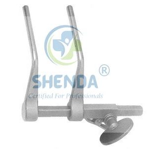 vertebral body pin distractor system for anterior cervical fusion - caspar type
